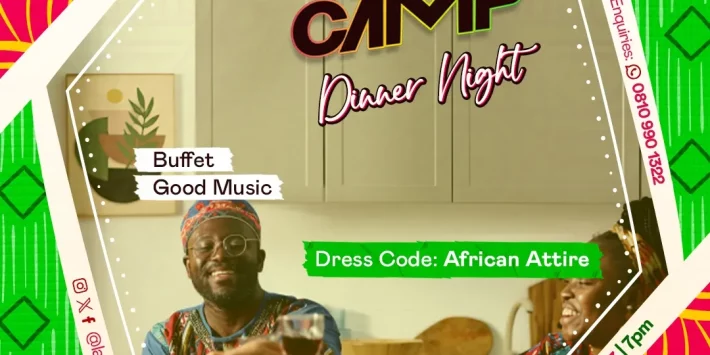 Lagos Afro Camp (Dinner Night)