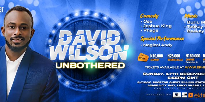 DAVID WILSON: UNBOTHERED